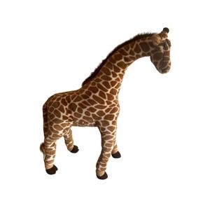 SKM Standing Giraffe Plush 22" Wired Posable Legs